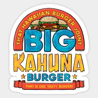 Big Kahuna Burger Sticker